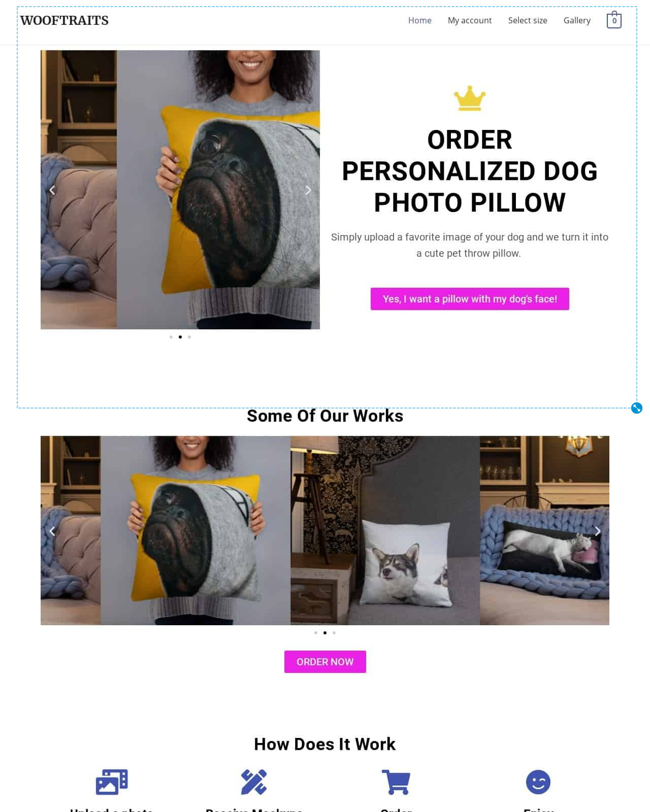 pet store web design